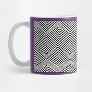 optical illusion pattern Mug